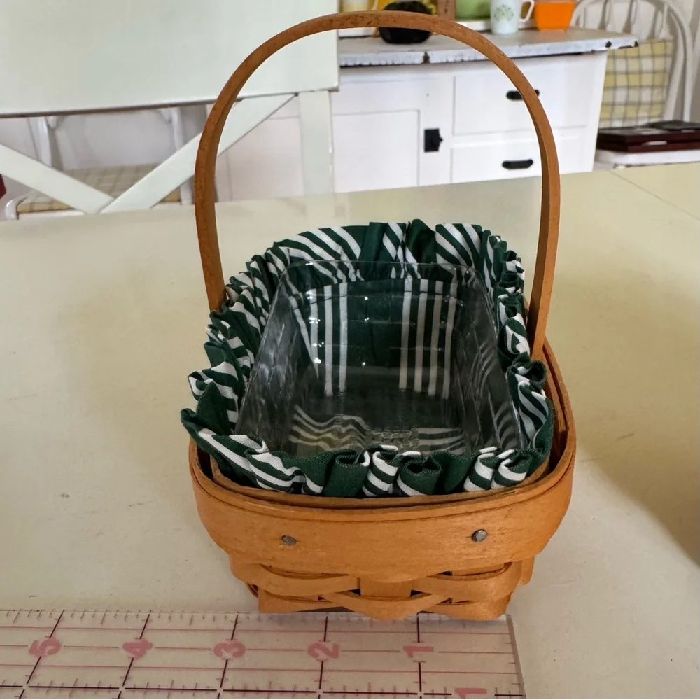 🧺 Longaberger Hostess Appreciation Basket Set - Garden Splendor Liners - Picture 9 of 11